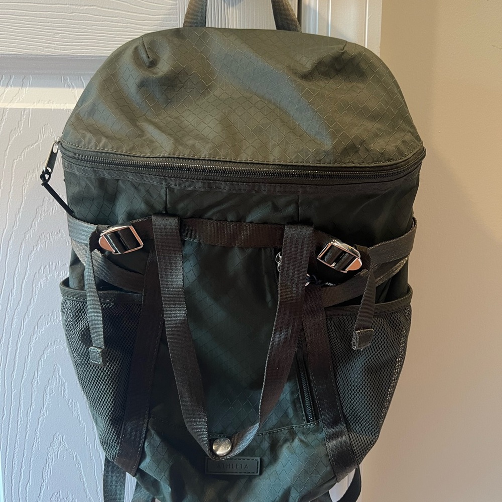 Athleta Excursion Olive Green Backpack
